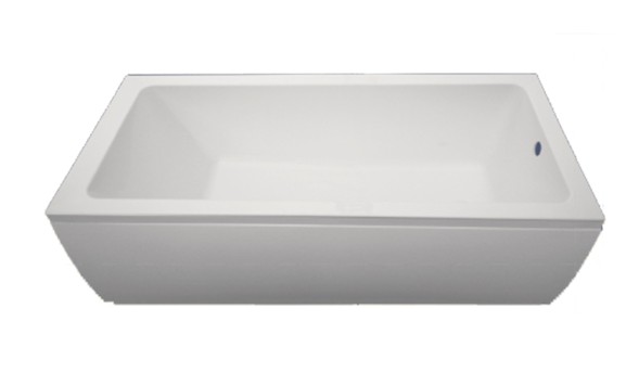 Ванна пристенная Loranto Novaro La 1500х700, ABS пластик, белая (CS00078466)