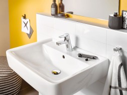 Смеситель для раковины KLUDI PURE&EASY 70 однорычажный, хром (370280565)