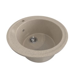 Мойкa ML-GMS01 СТАНДАРТ круглая, песочный (302), 470мм (глуб. чаши 180) - 00-00002699