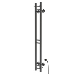 Полотенцесушитель MIXLINE MOON GRAPHITE 120/10 (таймер,103 Вт) электрический ГРАФИТ - ML-556252