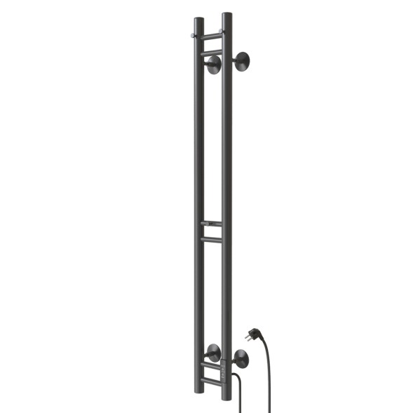 Полотенцесушитель MIXLINE MOON GRAPHITE 120/10 (таймер,103 Вт) электрический ГРАФИТ - ML-556252 