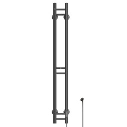 Полотенцесушитель MIXLINE MOON GRAPHITE 120/10 (таймер,103 Вт) электрический ГРАФИТ - ML-556252