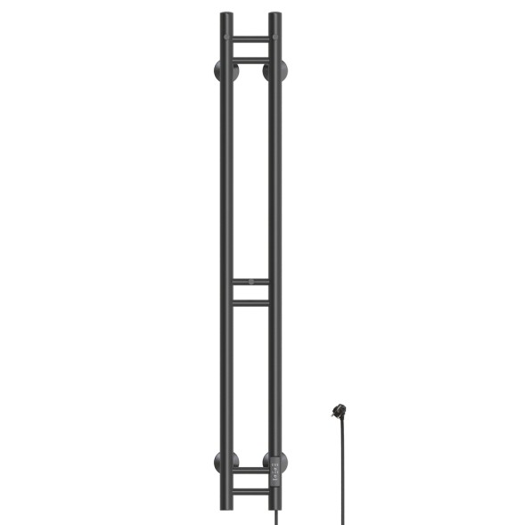 Полотенцесушитель MIXLINE MOON GRAPHITE 120/10 (таймер,103 Вт) электрический ГРАФИТ - ML-556252 