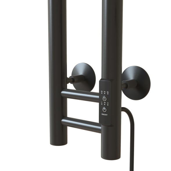 Полотенцесушитель MIXLINE MOON GRAPHITE 120/10 (таймер,103 Вт) электрический ГРАФИТ - ML-556252 