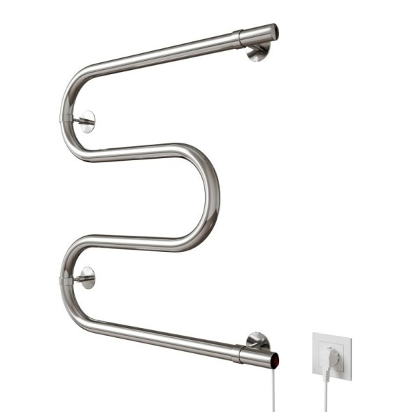 Полотенцесушитель MIXLINE SIMPLE M 50x60 (кнопочный выкл, 184 Вт) - ML-556800 