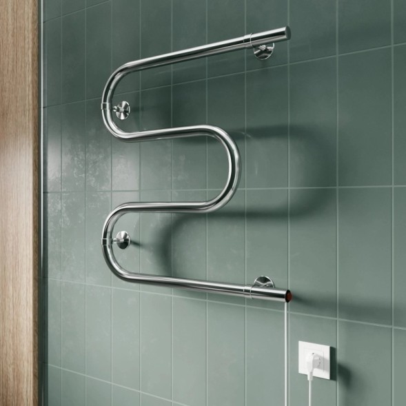 Полотенцесушитель MIXLINE SIMPLE M 50x60 (кнопочный выкл, 184 Вт) - ML-556800 