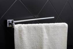 Полотенцедержатель Fixsen Kvadro рога двойные, хром (FX-61302A)