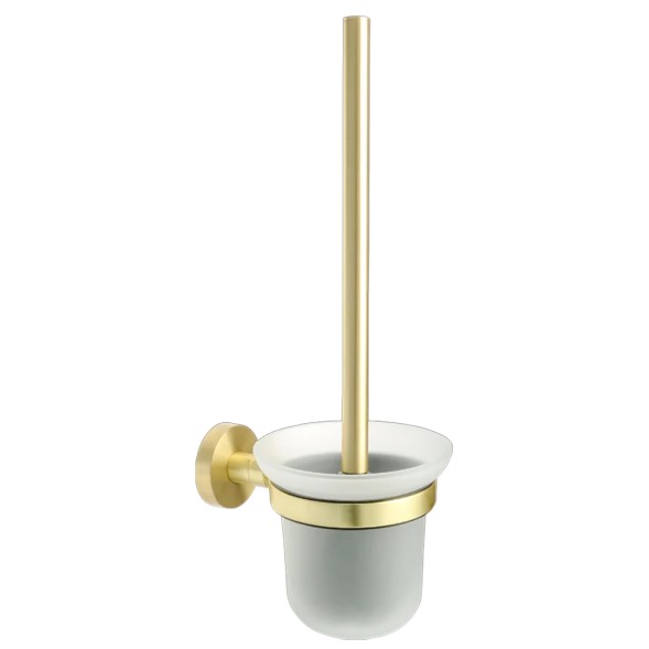 Ершик для унитаза Fixsen Comfort Gold стекло, золото сатин (FX-87013)