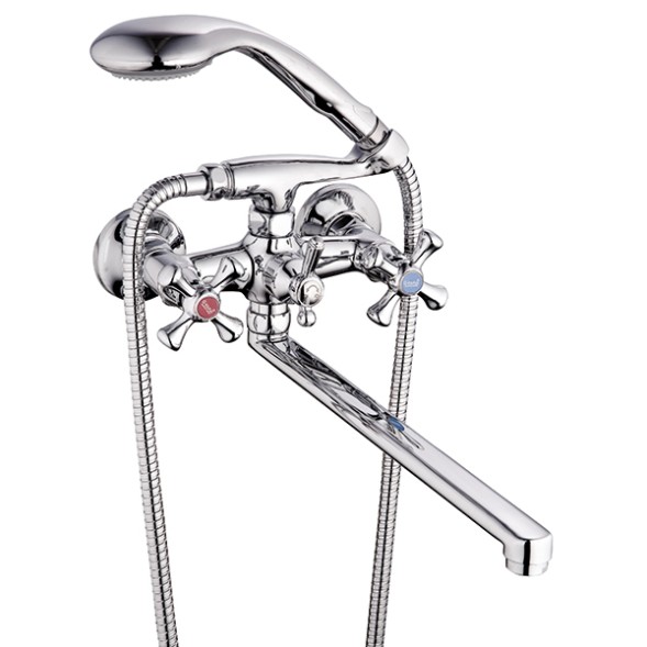 Смеситель для ванны и раковины 1/2 кер Glauf QTZ7-A827 - QTZ7-A827 