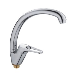 Смеситель для кухни 35к HB4113-2 HAIBA с/отв боковая п/гайку - HB4113-2 