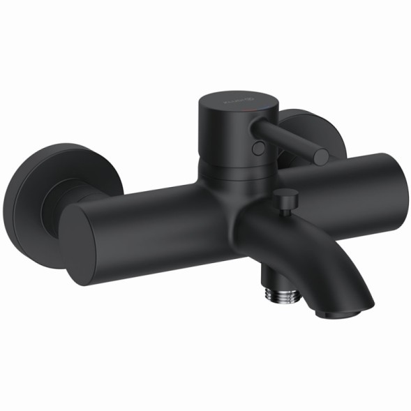 Смеситель для ванны и душа KLUDI BOZZ  черный матовый (386913976)