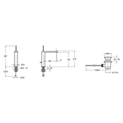 Смеситель для раковины-чаши Jacob Delafon Composed с донным клапаном, хром (E73053-CP)