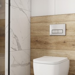 Клавиша смыва IDDIS Profix Air PRA80M0i77 пневматическая, ХРОМ матовый - PRA80M0i77 