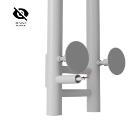 Полотенцесушитель MIXLINE MOON WHITE 120/10 (таймер,103 Вт) электрический БЕЛЫЙ - ML-556250