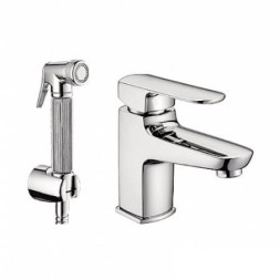 Смеситель для раковины 35к L1254 Ledeme с гигиен лейкой, латунь - L1254 