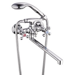 Смеситель для ванны и раковины 1/2 кер Glauf QTZ7-A856 - QTZ7-A856