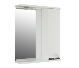 Зеркальный шкаф "ЭТЬЕН-60" правый с подсветкой (ПВХ) - 542408