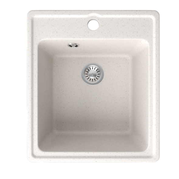 Мойка ML-GMS18 СТАНДАРТ прямоугольная, белый (331), 410*470*190мм - 00-00004526 