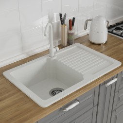 Мойка ML-GMS24 СТАНДАРТ с крылом , белый (331), 765*490*200мм - 00-00005060 