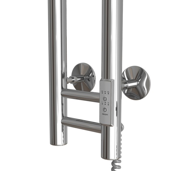 Полотенцесушитель MIXLINE MOON СHROME 120/10 (таймер,103 Вт) электрический - ML-556253 