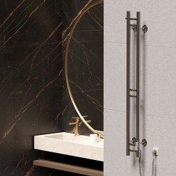 Полотенцесушитель MIXLINE MOON СHROME 120/10 (таймер,103 Вт) электрический - ML-556253