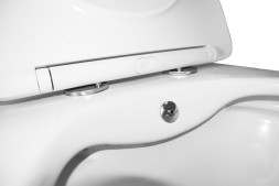 Унитаз подвесной c функцией биде Azario Allegro 360х490х360 безободковый, встроенный смеситель, крышка с сиденьем микролифт (AZ-3105B)