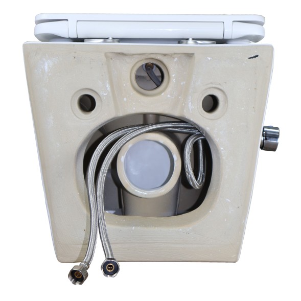 Унитаз подвесной c функцией биде Azario Allegro 360х490х360 безободковый, встроенный смеситель, крышка с сиденьем микролифт (AZ-3105B)