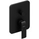 Смеситель для душа Ravak Flat FL 065.20 внешняя часть, керамический картридж, черный матовый (X070179)