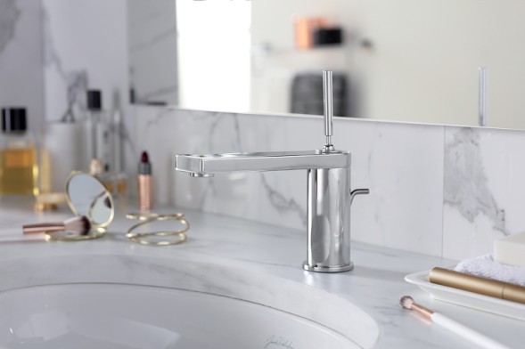 Смеситель для раковины Jacob Delafon Composed с донным клапаном, хром (E73158-CP)