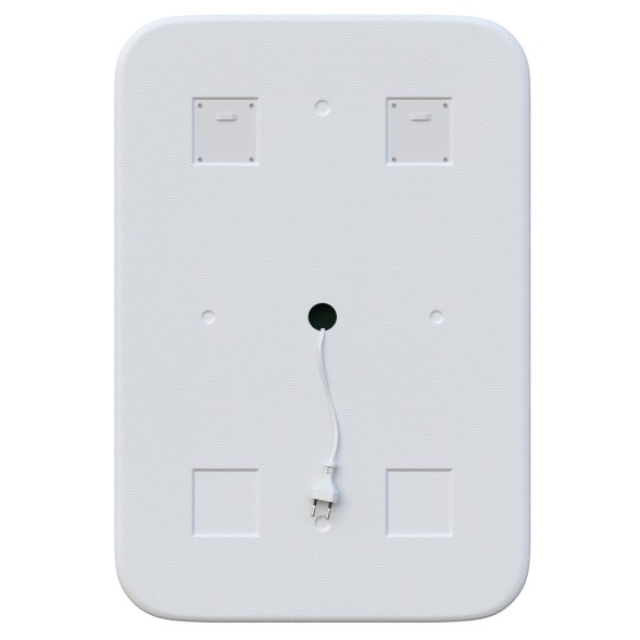 Зеркало MIXLINE &amp;quot;Мальта-3&amp;quot; 550*800 (ШВ) сенсорный выключатель, часы внешней настройки + подогрев - LED-00002380 