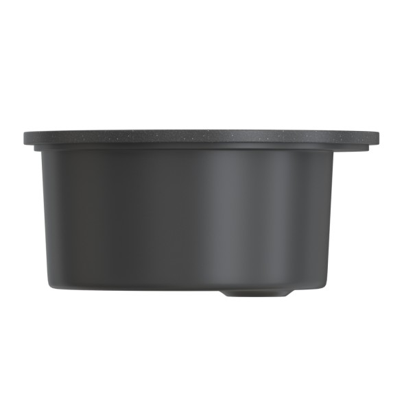 Мойкa ML-GMS01 СТАНДАРТ круглая, черный (308), 470мм (глуб. чаши 180) - 00-00002350 