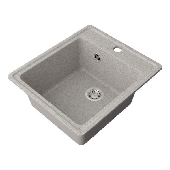 Мойка ML-GMS18 СТАНДАРТ прямоугольная, светло-серый (310), 410*470*190мм - 00-00004528 