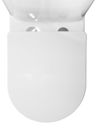 Унитаз-компакт Azario Berton 385х615х805 напольный, безободковый, слив "Торнадо", с быстросъемным сиденьем микролифт (AZ-6093)