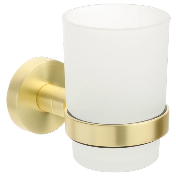 Стакан Fixsen Comfort Gold стекло, золото сатин (FX-87006)
