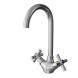Смеситель для кухни 1/2 кер. MIXLINE МЛ10-032 (ML10-032) высокий излив п/гайку (без подводки) - МЛ10-032/ML10-032 
