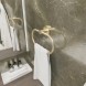 Полотенцедержатель Fixsen Comfort Gold кольцо, золото сатин (FX-87011)
