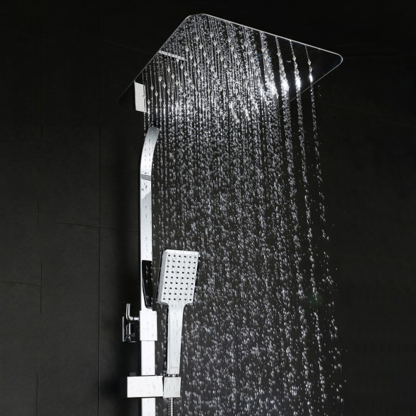 Душевая система 35к G2407 GAPPO лейка &amp;quot;Тропический душ&amp;quot; ХРОМ - G2407 