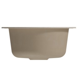 Мойкa ML-GM13 КОМФОРТ круглая, бежевая (328), 495мм (глуб. чаши 200) - 00-00009329 