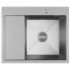 Мойка настол.монтаж 60х50 (3,0) прав. вып 3 1/2  MIXLINE PRO 20см с сифоном (сатин) - 551876 