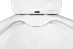 Унитаз-компакт Azario VELISE 355х625x810 напольный, безободковый в комплекте с быстросъемным сиденьем микролифт (AZ-1222A)