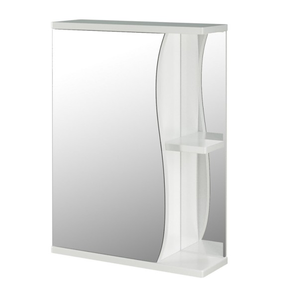 Зеркальный шкаф &amp;quot;Классик-50&amp;quot; левый без подсветки (ПВХ) - 525509 