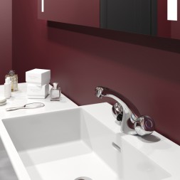 Смеситель для раковины 1/2 кер. MIXLINE ML02-04 п/шпильку (без подводки) - ML02-04