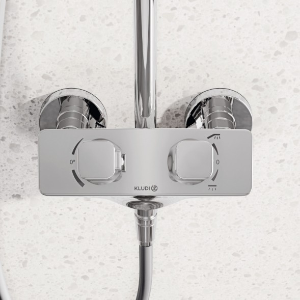 Душевая система KLUDI COCKPIT Explorer  с термостатом, хром (8005005-00)