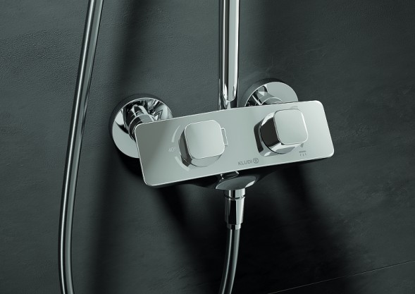 Душевая система KLUDI COCKPIT Explorer  с термостатом, хром (8005005-00)