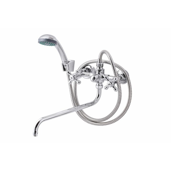 Смеситель для ванны и раковины 1/2 кер ПРОФСАН ПСМ-150-К89 &amp;quot;СТАНДАРТ-Б&amp;quot; эксцентрики &amp;quot;РУС&amp;quot;, ХРОМ - PSM-150-89 