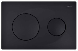 Кнопка смыва Azario двойная, черная матовая (AZ-8200-0013)