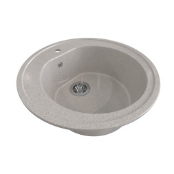 Мойкa ML-GMS02 СТАНДАРТ круглая, светло-серый (310), 505мм (глуб. чаши 180) - 00-00002355
