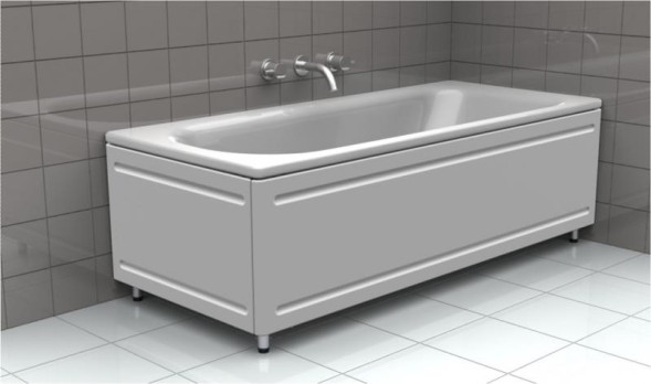 Ванна стальная Kaldewei Eurowa, Mod.312, размер 1700х700х390 мм, цвет alpine white, без ножек