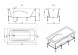 Ванна акриловая Roca Line прямоугольная 160х70