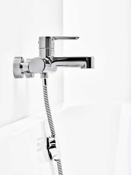 Смеситель для ванны Ravak Puri PU 022.00/150 поворотный картридж, хром (X070115)